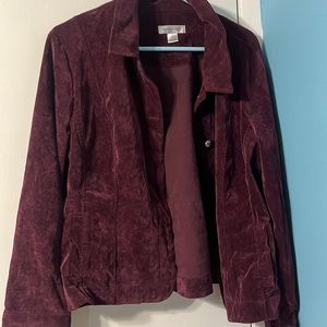 Corduroy, Maroon jacket! Women’s XL